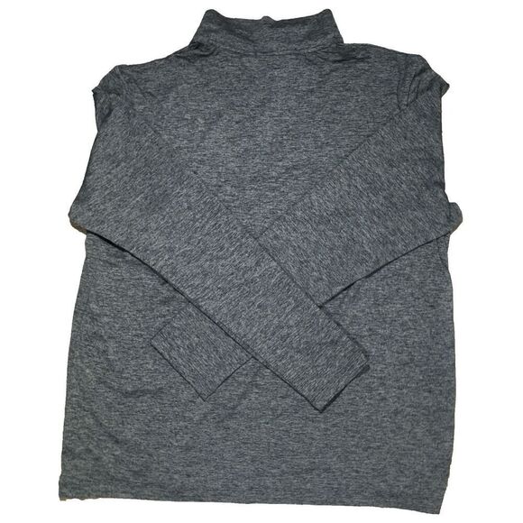 New Alo Conquer 1/4 Zip Reform Long Sleeve Size Small Color Dark Heather Grey - Picture 3 of 6